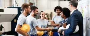 company-managers-visiting-their-employees-factory-happy-african-american-businesswoman-is-shaking-hands-with-one-worker-hero-image